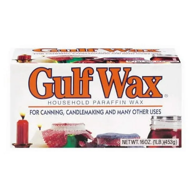 Gulf Wax Household Paraffin Wax 1 Pound Bars (3 Packs)