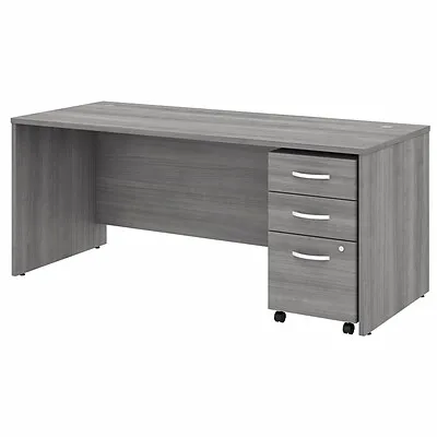 Bush Business Furniture Studio C 72W x 30D Office Desk with Mobile File Cabinet