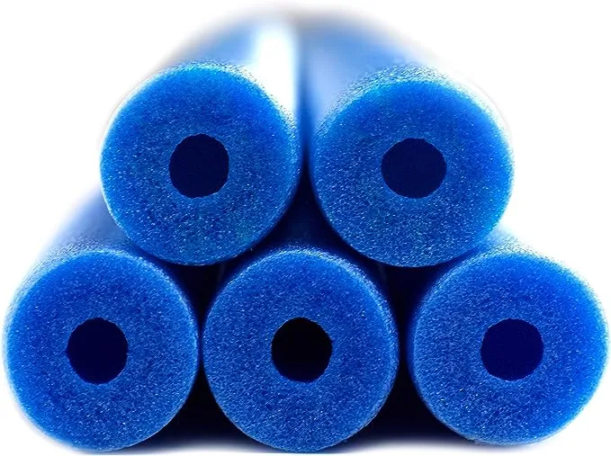 FixFind 52 inch Colorful Foam Pool Swim Noodle 5 Pack in Blue 52"