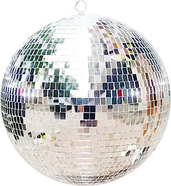 Large Disco Ball Disco Ball Mirror Ball 16 in Disco Ball,Disco Ball Decor, Hanging Party Disco Ball for Party Design,Wedding Decoration.