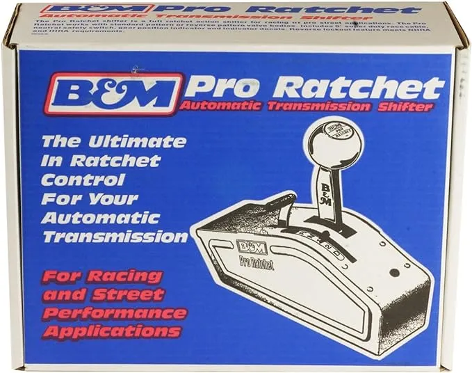 B&M 80842 Pro Ratchet Automatic Shifter for 3 and 4 Speed Transmission