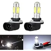 XT AUTO 2x 6000K White High Power 881 886 889 894 COB LED Fog Driving Light B...