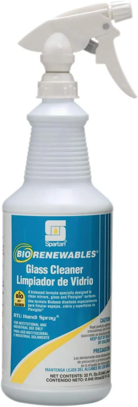 Spartan BioRenewables Glass Cleaner RTU - Qt. , 12/cs