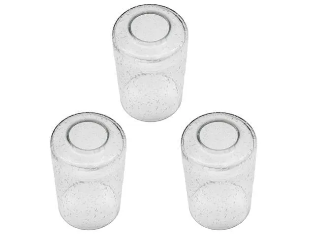 4 Pack Cylinder Glass Shade Replacement-Replacement Glass Shades for Pendant