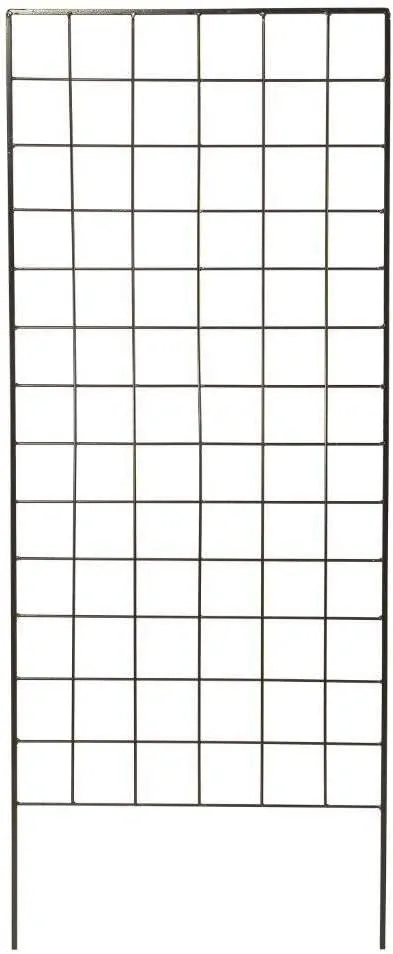 American Garden Works STNMB Narrow Screen Trellis, Black 64.25"H