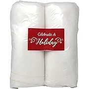 Christmas Snow Roll - 3 Foot X 8 Foot Artificial Snow Blanket for Christmas Decorations - Fake Snow Blanket for Christmas Villages (2 Pack)