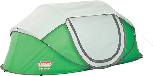 Coleman Pop-Up Instant Tent, 2/4 Person Tent Sets Up in 10 Seconds, Portable & Lightweight Tent with Adjustable Rainfly