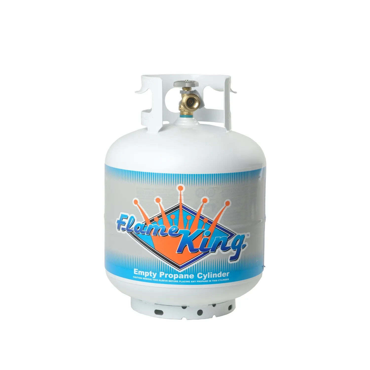 20 lbs. Empty Propane Cylinder with Overflow Protection Device