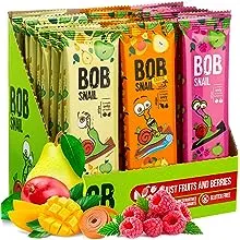 Snacks Variety Pack for Kids Adults - 30 Healthy Fruit Snacks Individual Packs for Kids Adults with Natural Mango Raspberries Pears and Apple Gluten-Free Vegan Low Carb Fruit Bar No Sugar Added