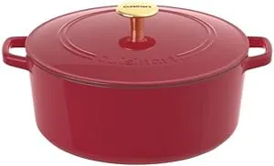 Cuisinart 7-Qt. Enamel Cast Iron Covered Casserole - Red