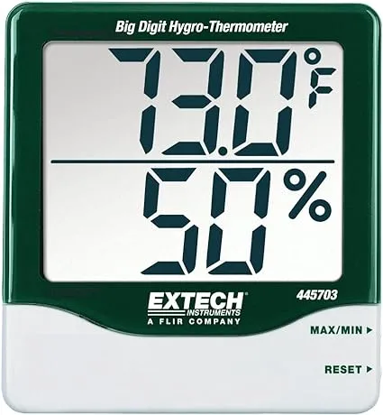 Extech 445703 Big Digit Hygro-Thermometer