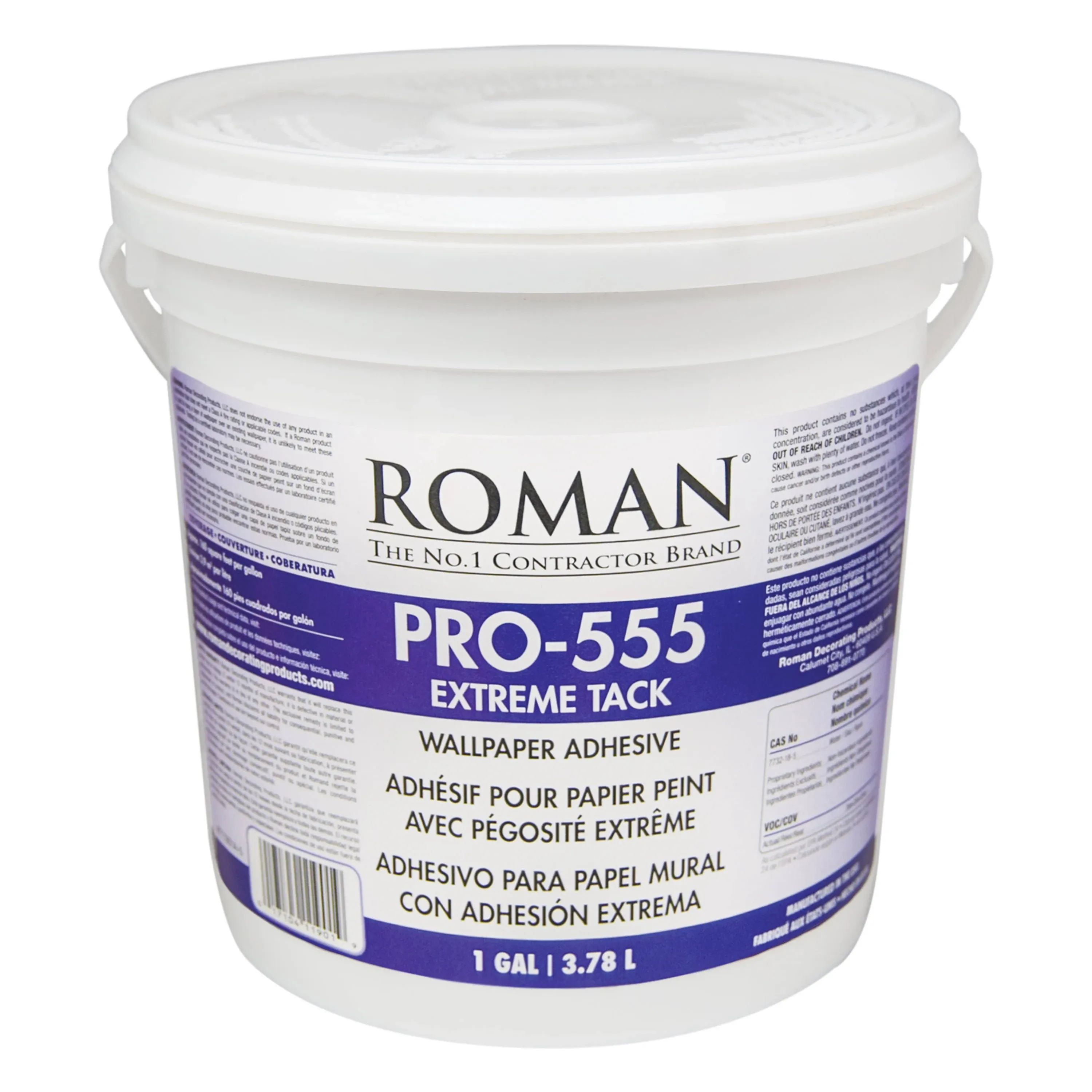 Roman PRO-555 1 gal. Extreme Tack Wallpaper Adhesive