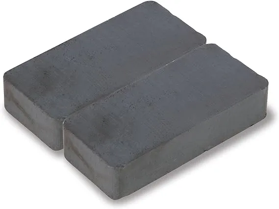 Performance Tool W12505 2pc Ceramic Block Magnets - Industrial Grade Rare Earth Magnets for Secure Holding, Machining, and Welding Applications