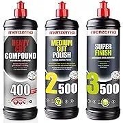 Menzerna Super 3500 Medium 2500 and Heavy 400 Polishing Compound Kit