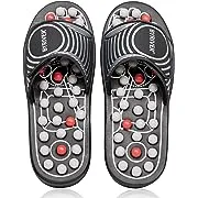 BYRIVER Therapeutic Plantar Fasciitis Relief Slippers Sandals Shoes Massager for Men Women, Foot Care Relaxation Wellness Gifts for Mom Dad, Helps for