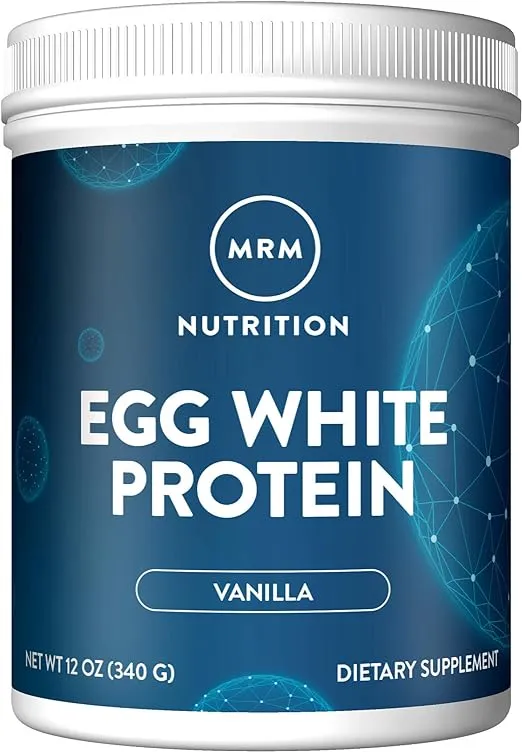 MRM Nutrition Egg White Protein | Vanilla Flavored | 23g Fat-Free Protein | with