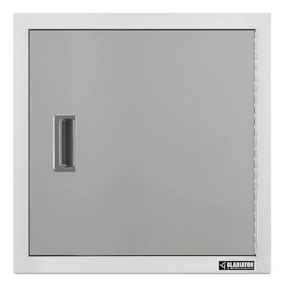 Gladiator Premier Wall GearBox Steel Wall-mounted Garage Cabinet in Gray (24-in W x 24.25-in H x 12-in D)Gladiator Premier Wall GearBox Steel Wall-mounted Garage Cabinet in Gray (24-in W x 24.25-in H x 12-in D)