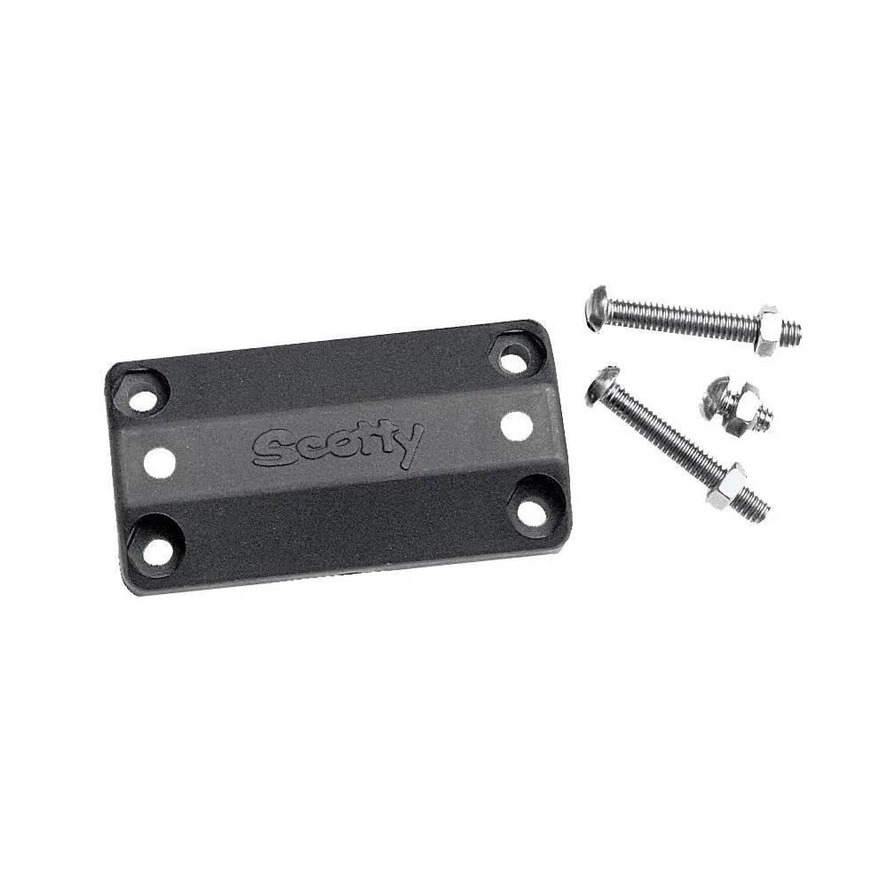 SCOTTY 242 RAIL MOUNTING ADAPTER 7/8-1&#034; BLACK