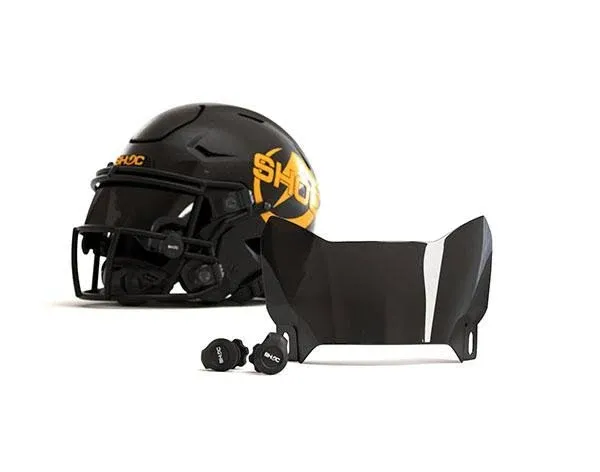 Shoc Zero-G Plus Football Visor | for Ridddell SpeedFlex and Schutt F7, 40 Percent Smoke