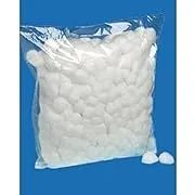 Cotton Balls, Non-Sterile, Medium, 2000/Bag