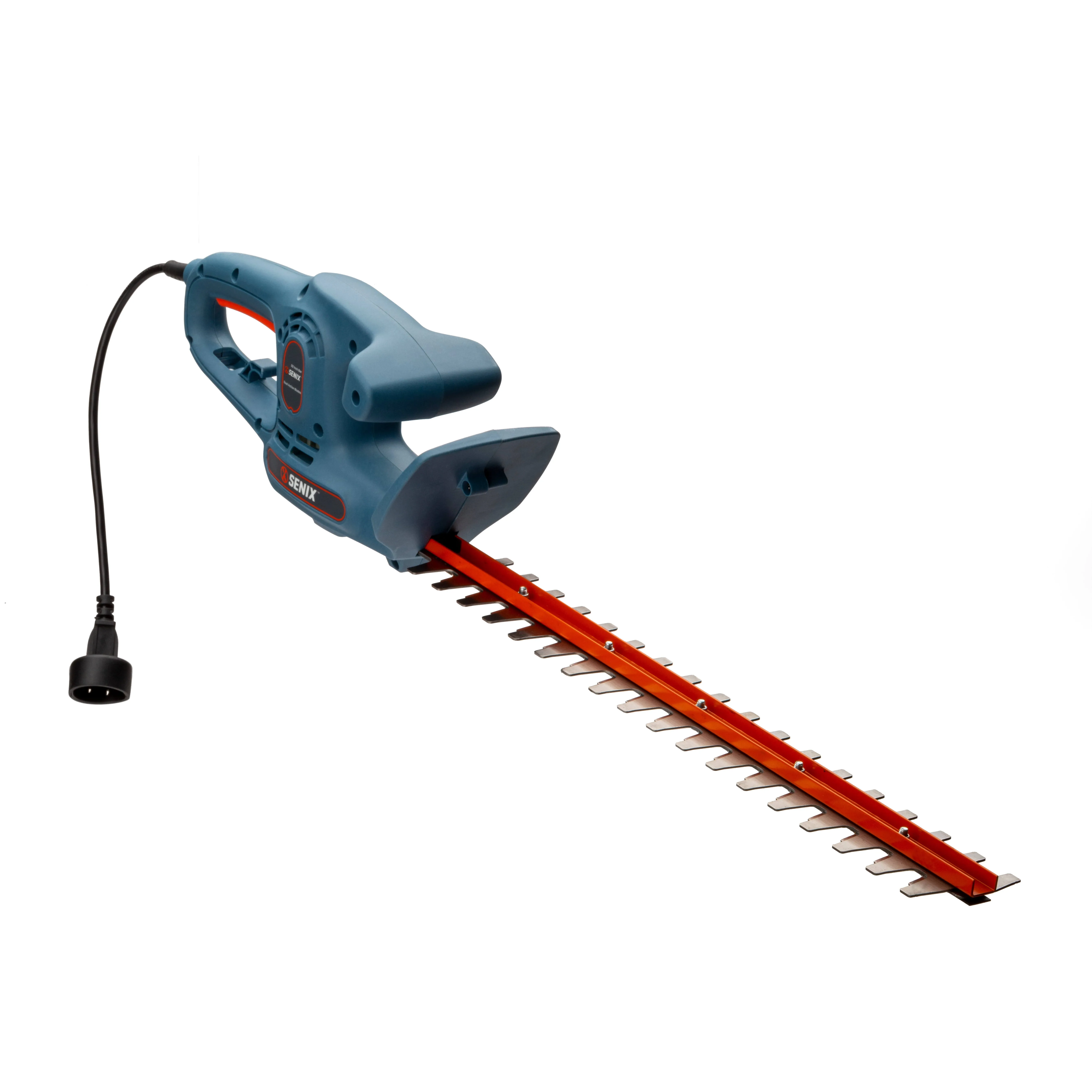 SENIX 21&#034; 3.8 Amp Corded Electric Hedge Trimmer w/ Blade Cover, Blue (Open Box)