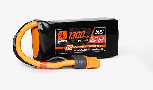 Spektrum Smart G2 LiPo Battery 1300mAh 11.1V 30C