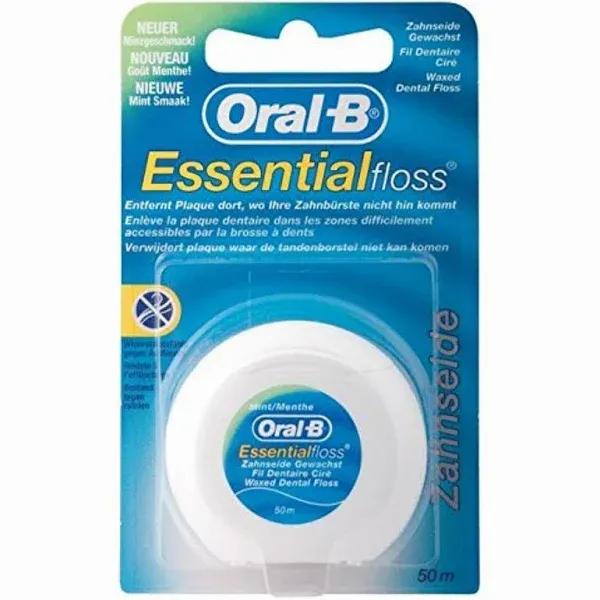 Oral-B Essential Mint Floss, 4 x 50 m