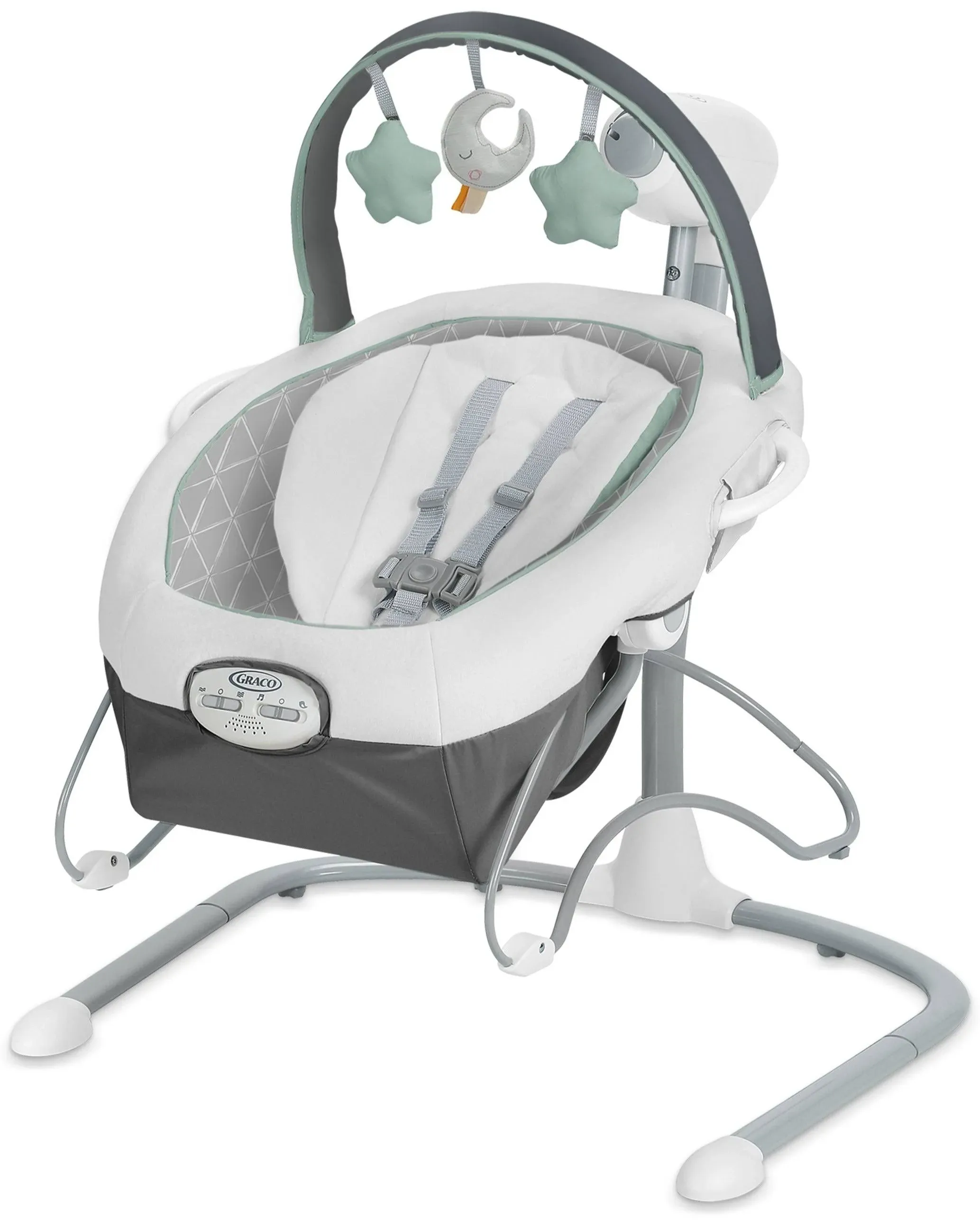 Graco Soothe 'n Sway LX Baby Swing with Portable Bouncer, Derby