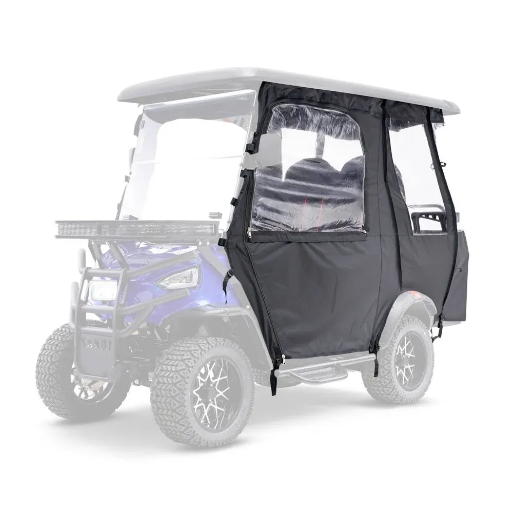 KANDI Soft Enclosure for Kruiser 4P and Coleman DR48V Electric Golf Carts, Solid and Easy to Clean Material, Front Zippable Windows Lowes.com