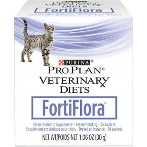 FortiFlora Pro Synbiotic Action Feline Probiotic Supplement