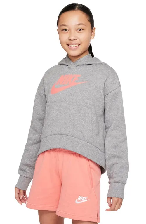 Nike Girl's Sportswear Club Fleece Hoodie (Little Kids/Big Kids)