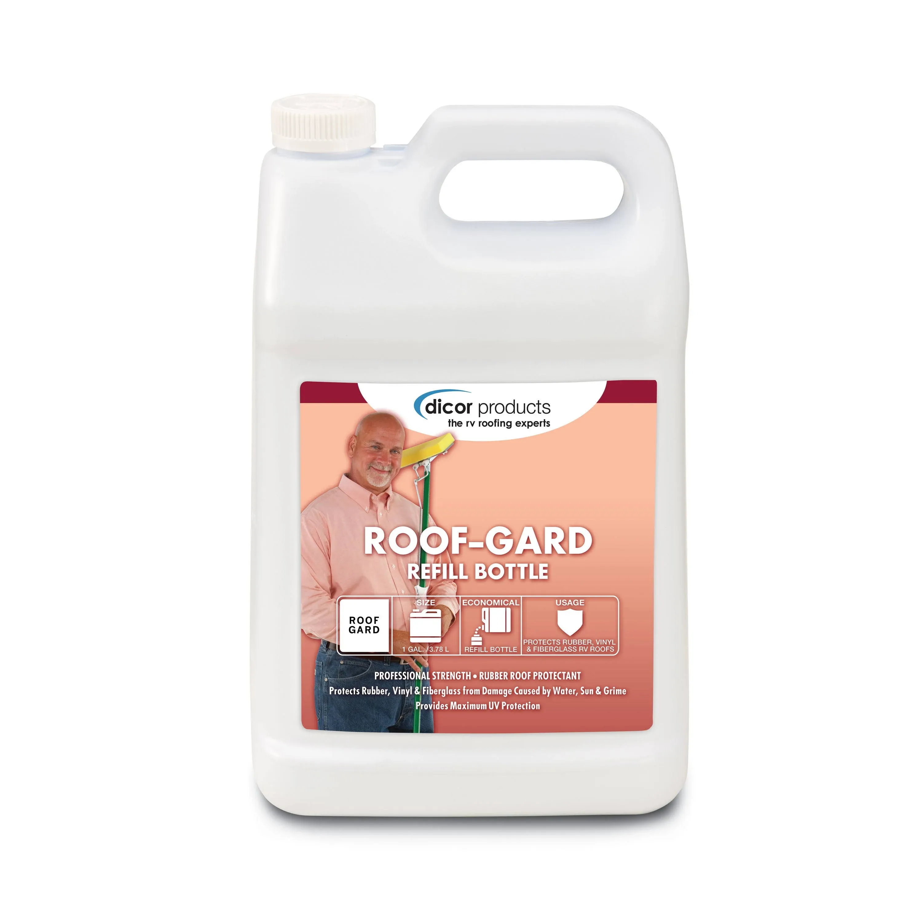 RV Roof-Gard - Dicor Rubber Roof UV Protectant -1 Gallon