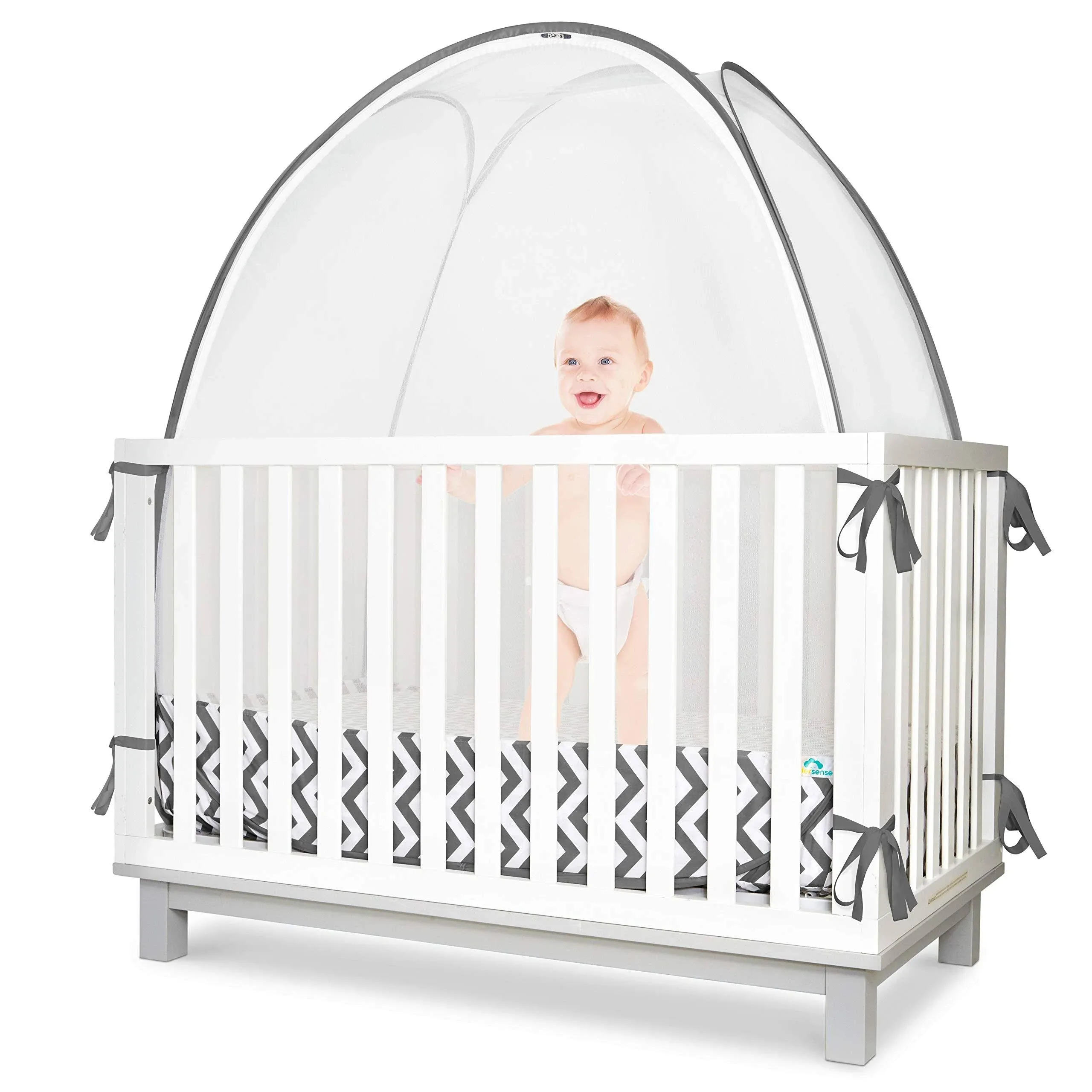 Kindersense - Baby Safety Crib Tent - Premium Toddler Crib Topper to Keep Baby ...