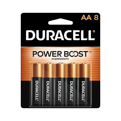 Duracell pilas AA Coppertop con ingredientes Power Boost paquete de 12 pilas doble A de larga duración