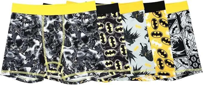 DC Comics Batman Boxers Bat Logo 5pk Boys Underwear Boxer Shorts