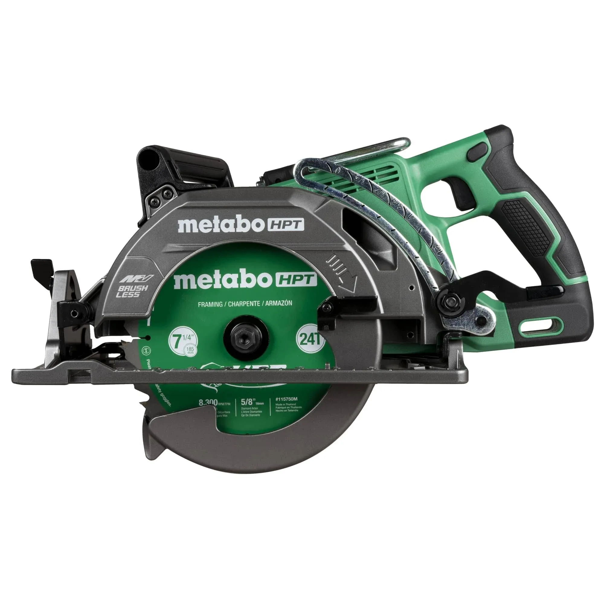 Metabo HPT Multi-Volt 36-volt 7-1/4-in Brushless Cordless Circular Saw (Bare Tool)