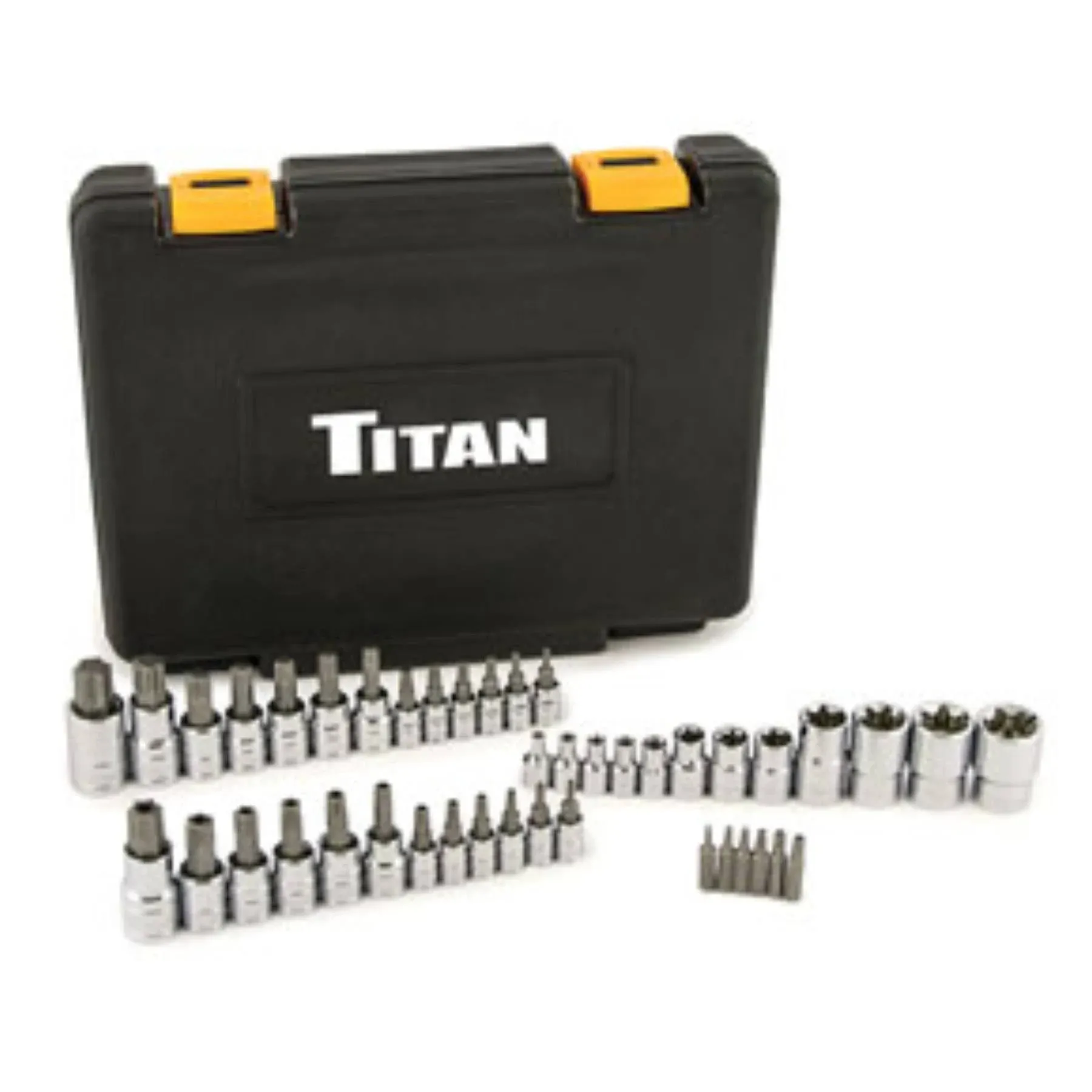 43-PC MASTER STAR BIT SOCKET SET Titan 54137