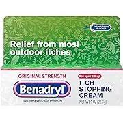 Benadryl Itch Stopping Cream Original Strength 1 oz (Pack of 3)