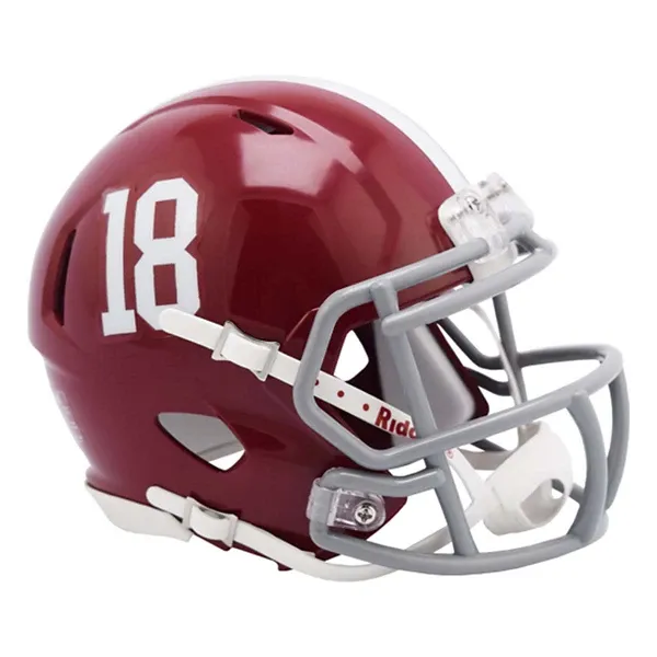 Riddell Alabama Crimson Tide Mini Speed #18 Helmet