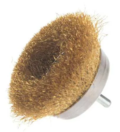 Crimped Wire Cup Wire Brush, 2-3/4", 1/4"