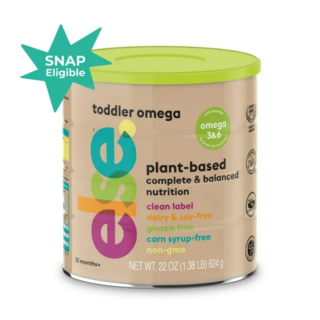 Else Nutrition Toddler Omega Plant-Based Complete & Balanced Nutrition