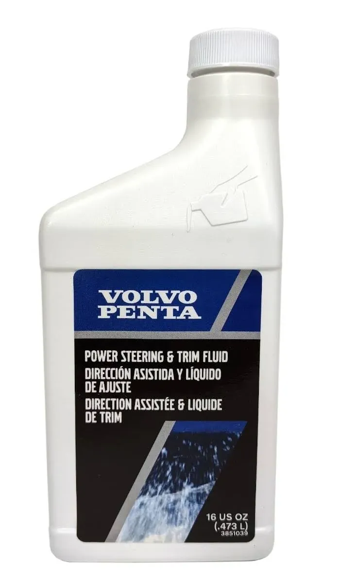 Volvo Penta New OEM Power Steering and Trim Fluid, 3851039