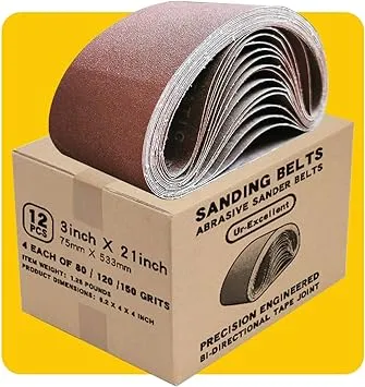 TPmax Sanding Belt Pack 3x21