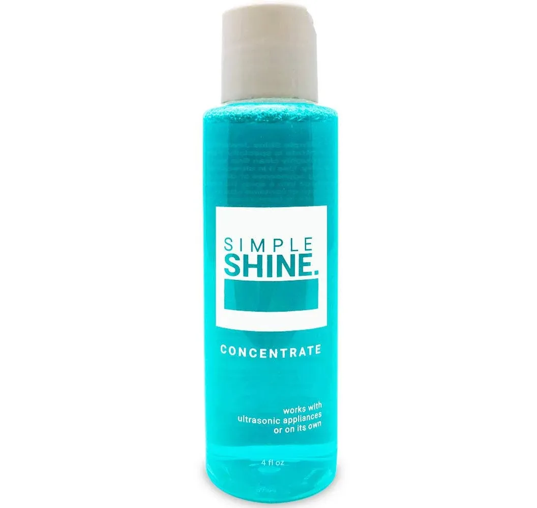 Simple Shine Gentle Jewelry Cleaner Concentrate Liquid for Ultrasonic Cleaners Non-Toxic