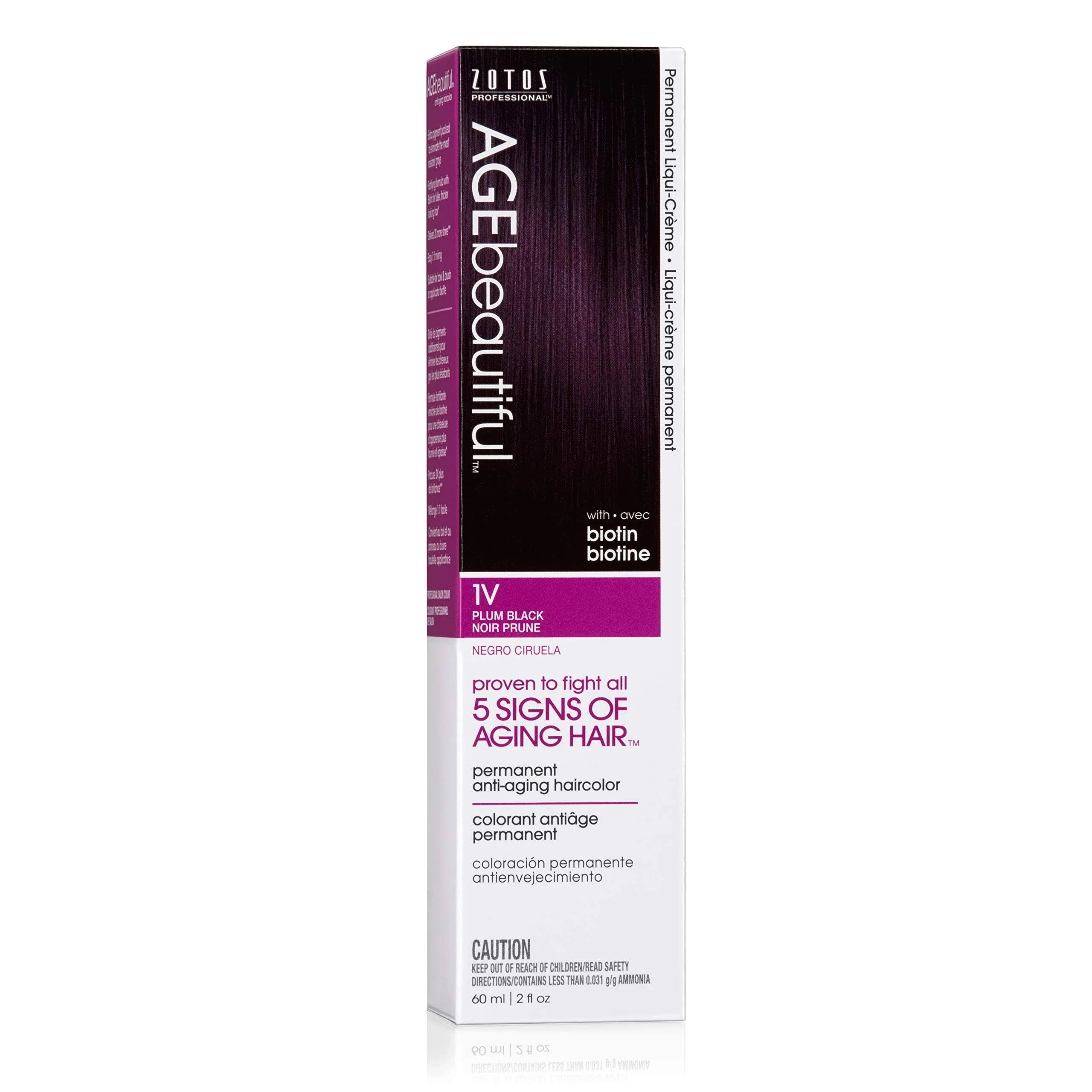 AGEbeautiful Permanent Liqui Creme Hair Color Dye | 100% Gray Coverage | Anti-Aging | Biotin for Thicker, Fuller Hair | Professional Salon Coloring