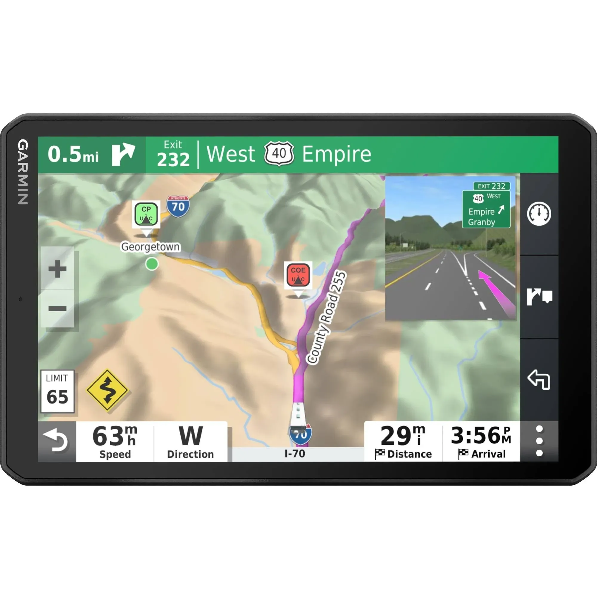 Garmin RV 895, Large, Easy-to-Read 8” GPS RV Navigator, Custom RV Routing, High-Resolution Birdseye Satellite Imagery, Directory of RV Parks and Services, Landscape or Portrait View Display