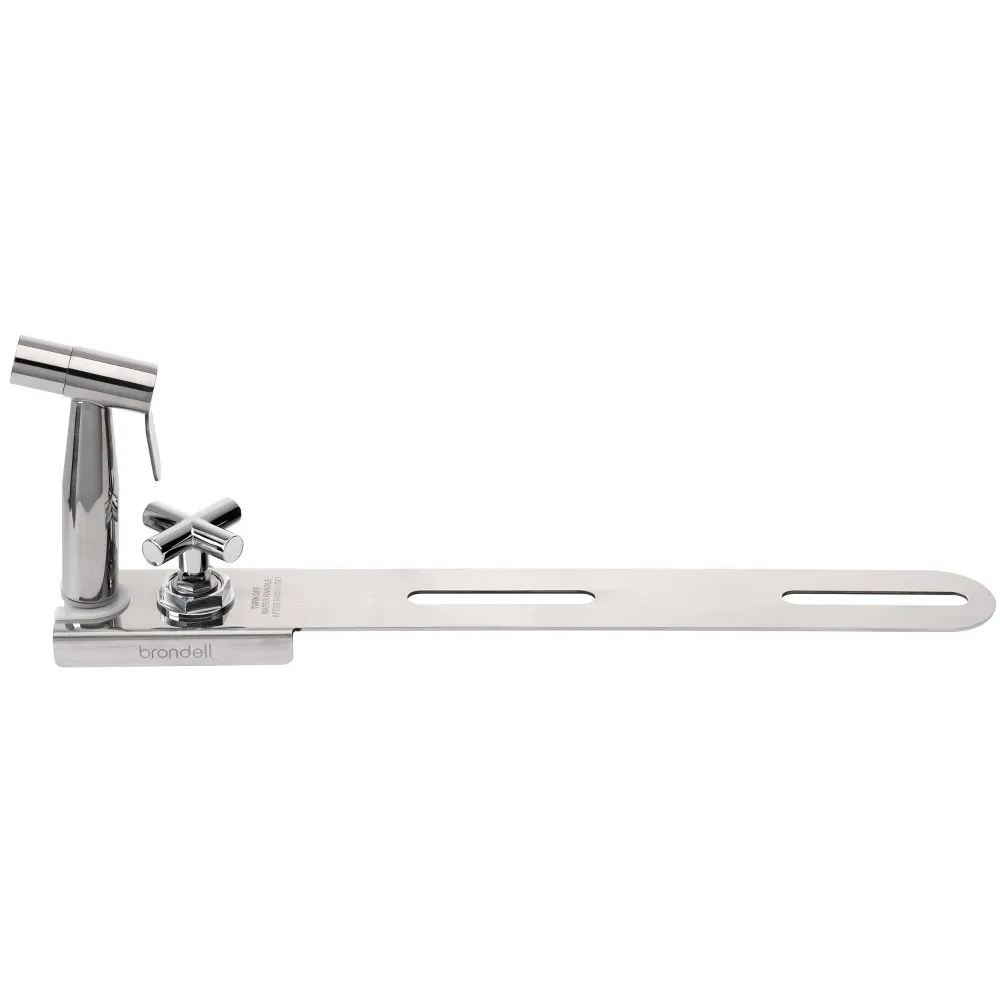 Brondell Bidet - CleanSpa Luxury Hand-Held Bidet and Mounted Holster with Integrated Shut Off in White