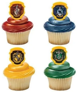 Harry Potter - Hogwarts Houses Cupcake Rings - 24 pc by DecoPac