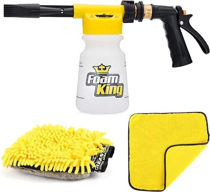 Foam Kinga The Snubster A Short Pressure Washer Gun Handle with Swivel Cannon Attachment for Washers Car Truck Bike Home RV at MechanicSurplus.com