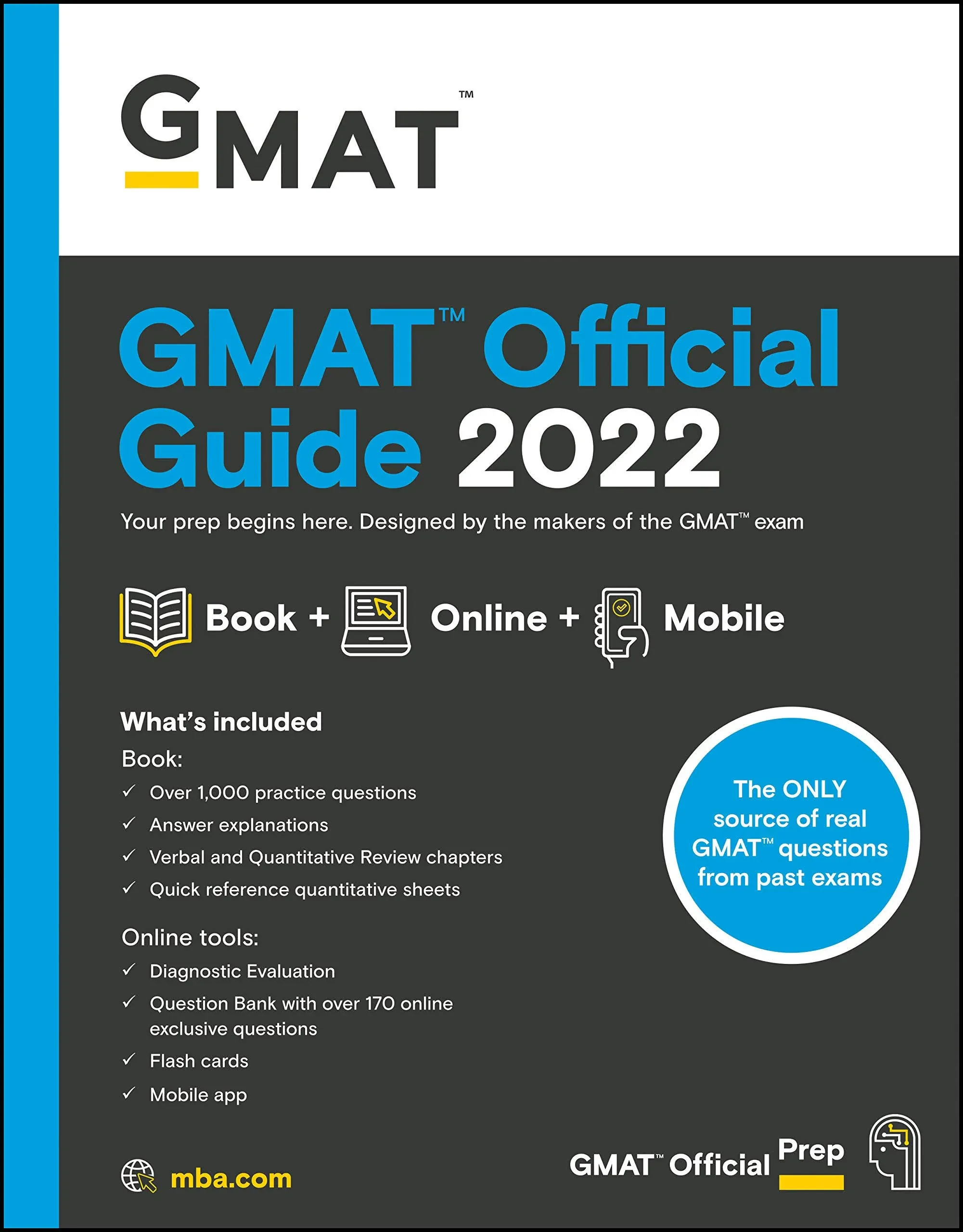 GMAT Official Guide 2022: Book + Online Question Bank by GMAC (Graduate Management Admission Council)